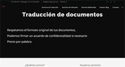 Desktop Screenshot of lexi-traduccion.com